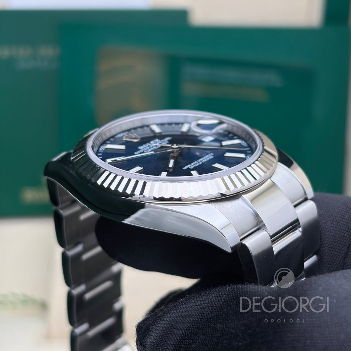 Rolex Datejust 126334 Blu 41 mm Acciaio Oyster