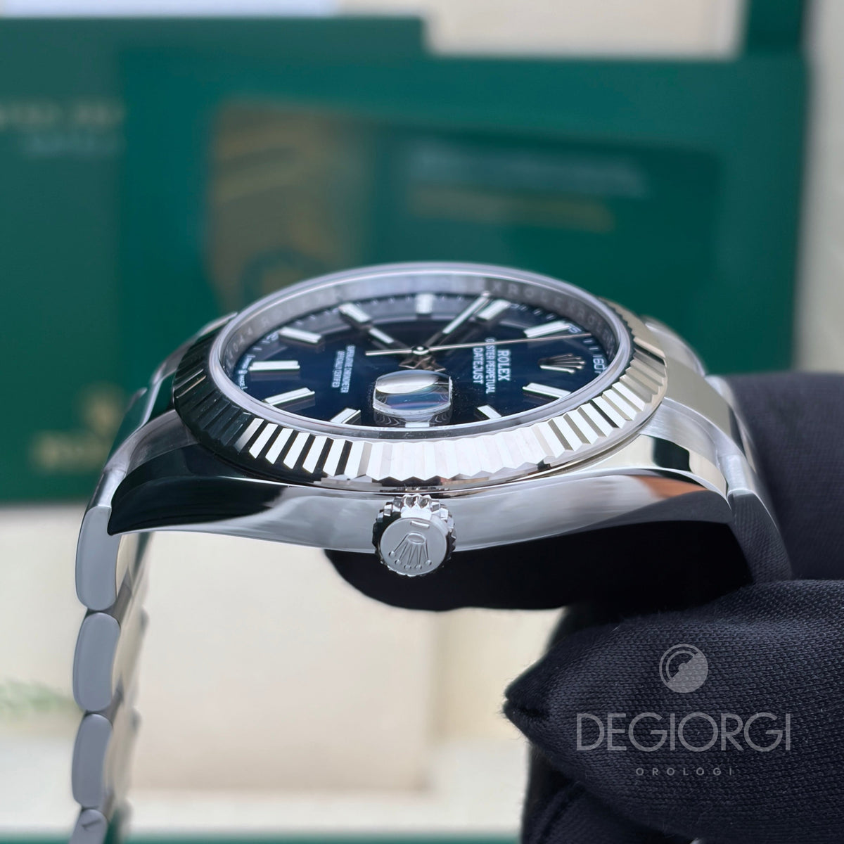 Rolex Datejust 126334 Blu 41 mm Acciaio Oyster