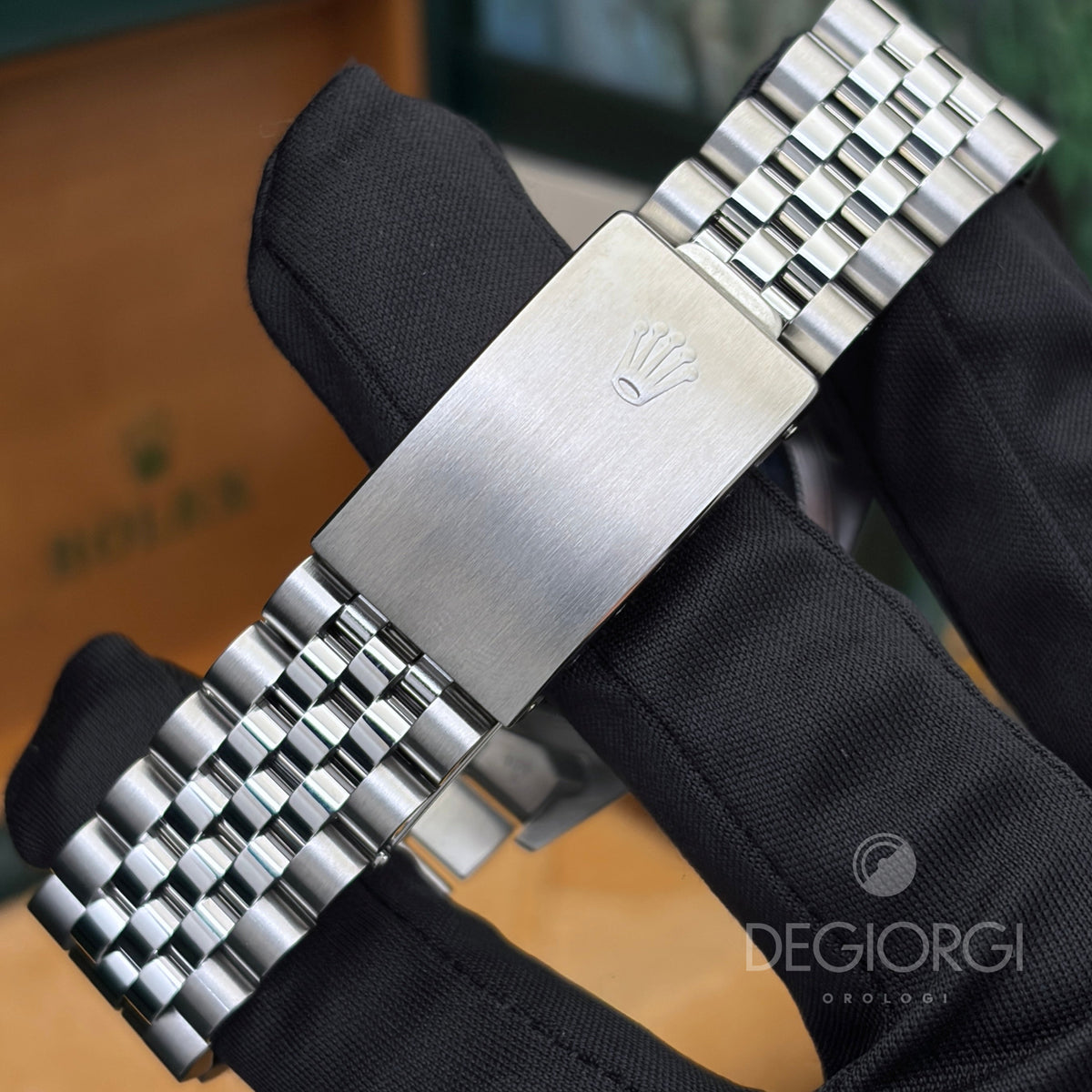 Rolex Datejust 16220 36 mm Acciaio Jubilee Argentè Crema