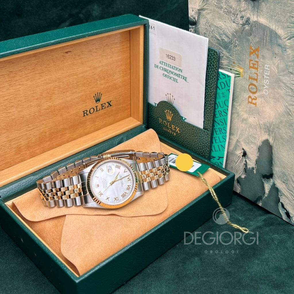 Rolex Datejust 16233 Jubilee Madreperla MOP