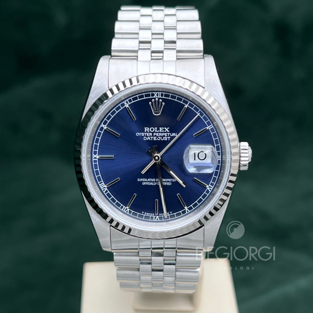 Rolex Datejust 16234 Jubilee Blu 1992
