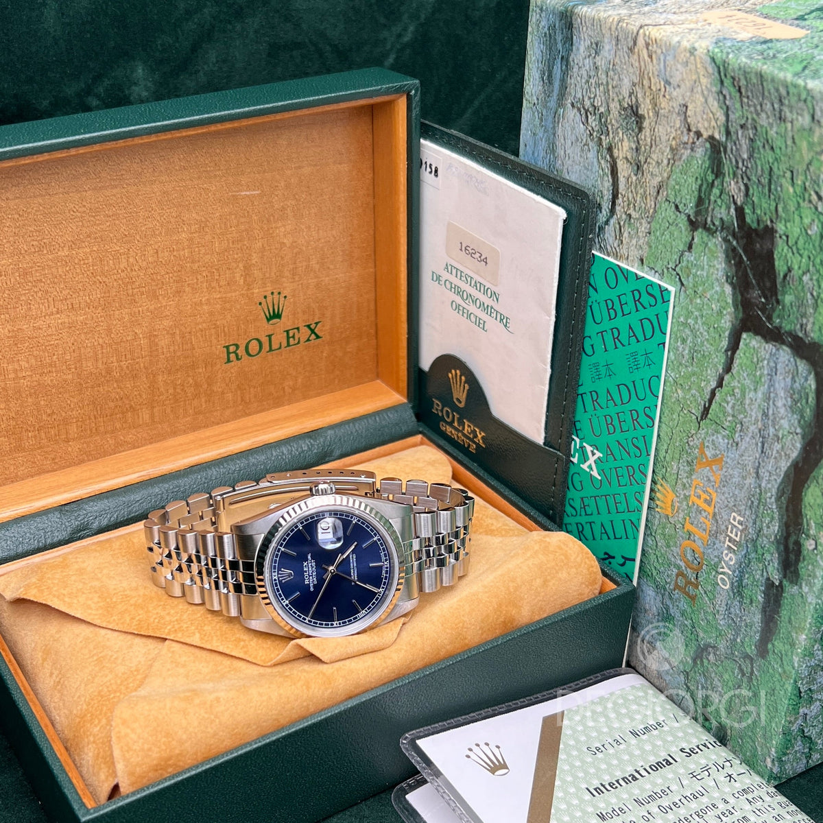 Rolex Datejust 16234 Jubilee Blu 1992