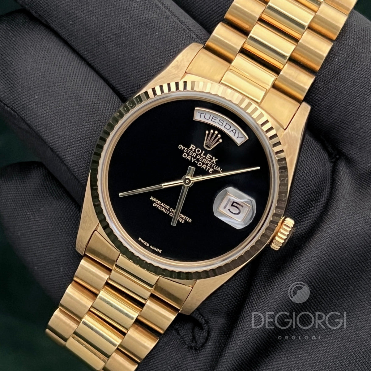 Rolex Day-Date 18238 Onyx Onice