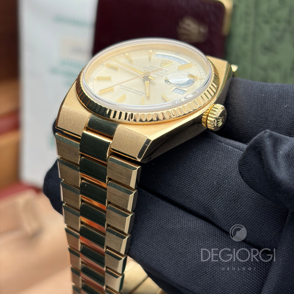 Rolex Day-Date Oysterquartz 19018 Oro giallo 36 mm President