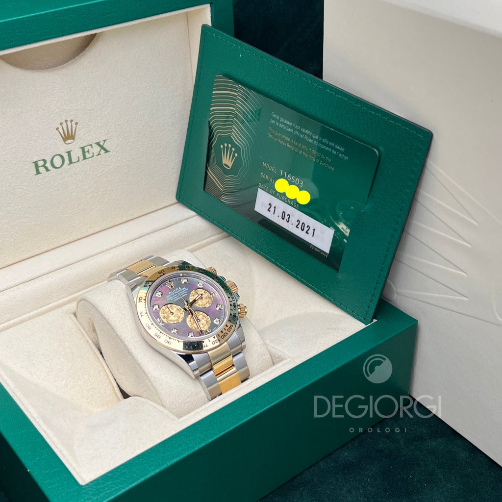 Rolex Daytona 116503 Mop Crystal Diamanti