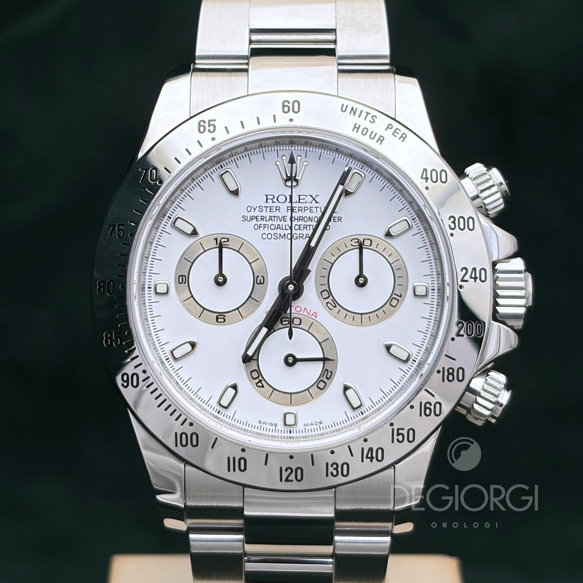 Rolex Daytona 116520 Oyster 40 mm Bianco RRR