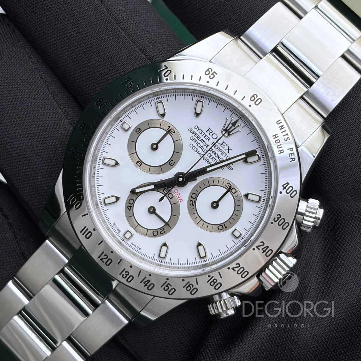 Rolex Daytona 116520 Oyster 40 mm Bianco RRR