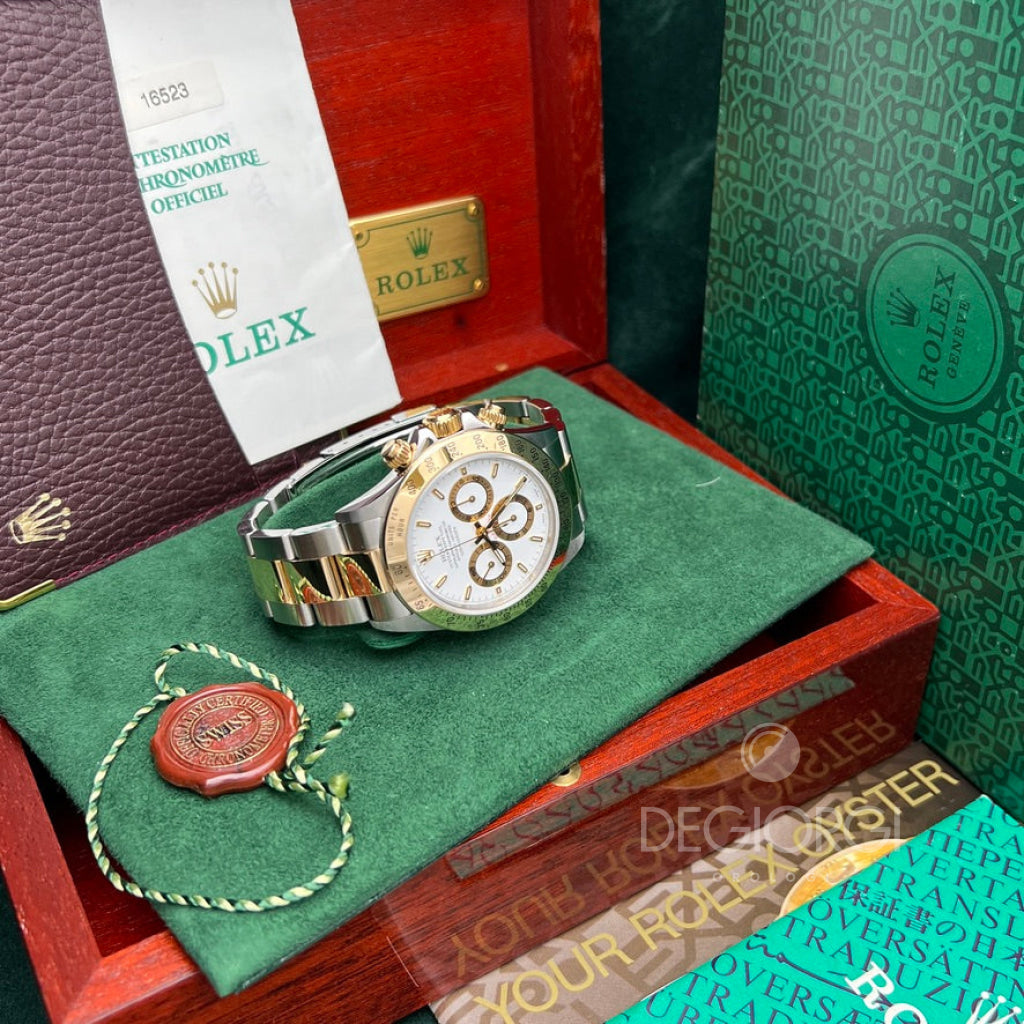 Rolex Daytona 16523 Zenith Bianco