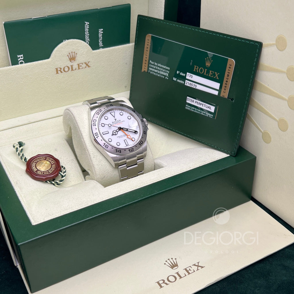 Rolex Explorer Ii 216570 Bianco