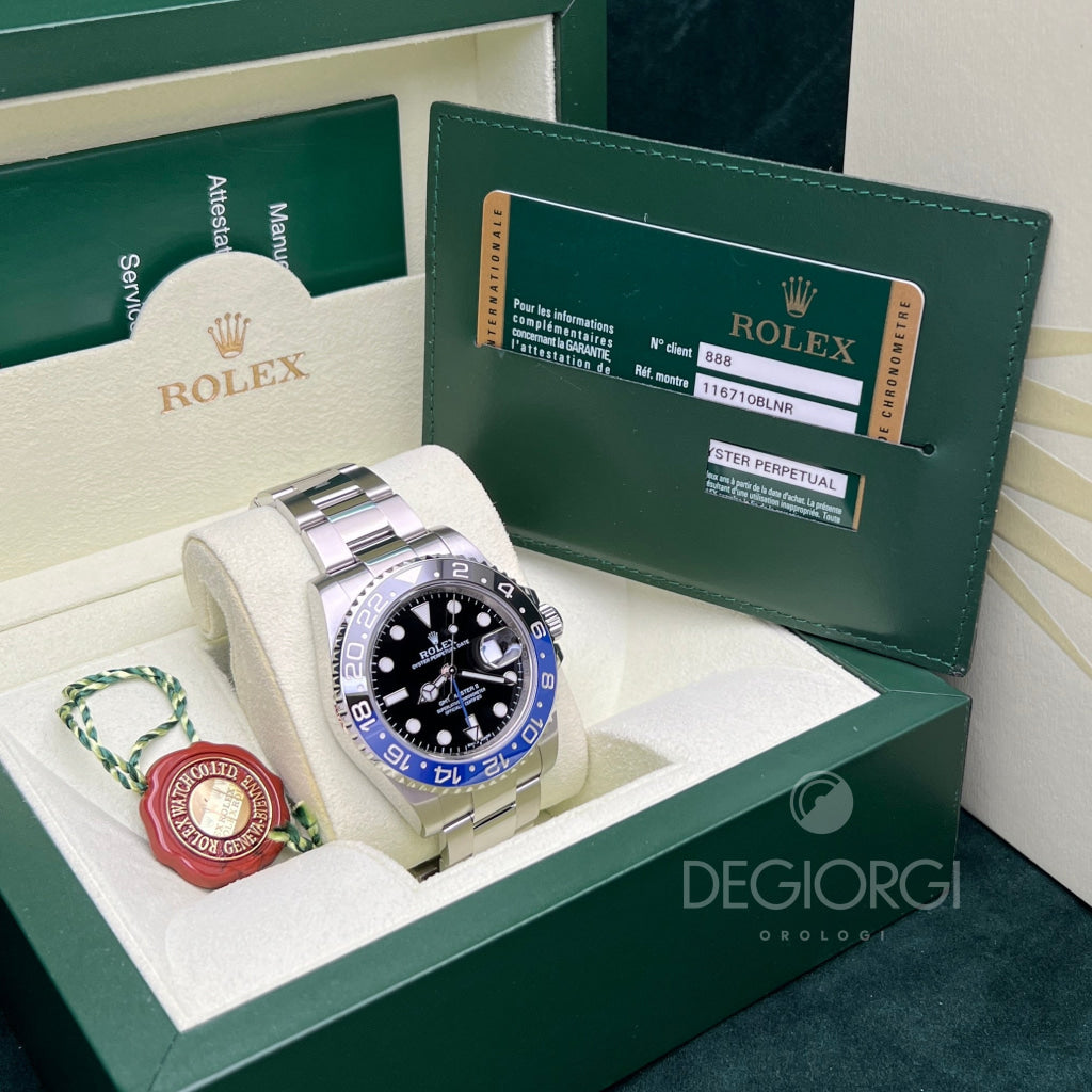 Rolex Gmt Master Ii 116710Blnr Batman Oyster