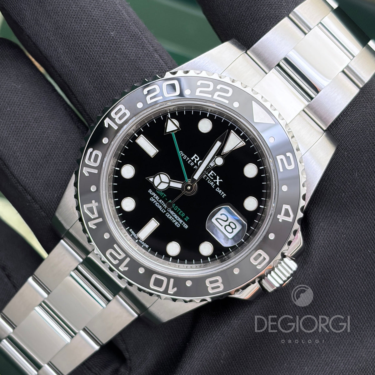 Rolex GMT Master II 116710LN Oyster 40 mm Acciaio Ceramica