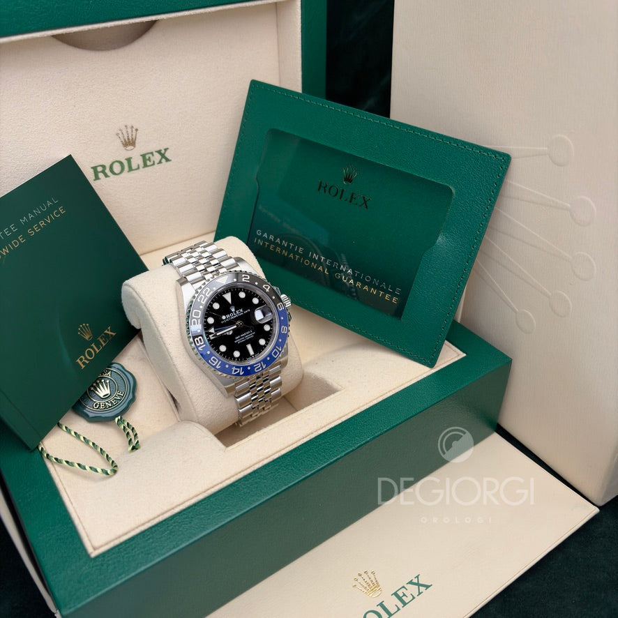 Rolex GMT Master II 126710BLNR 40 mm Acciaio Jubilee Batman Batgirl