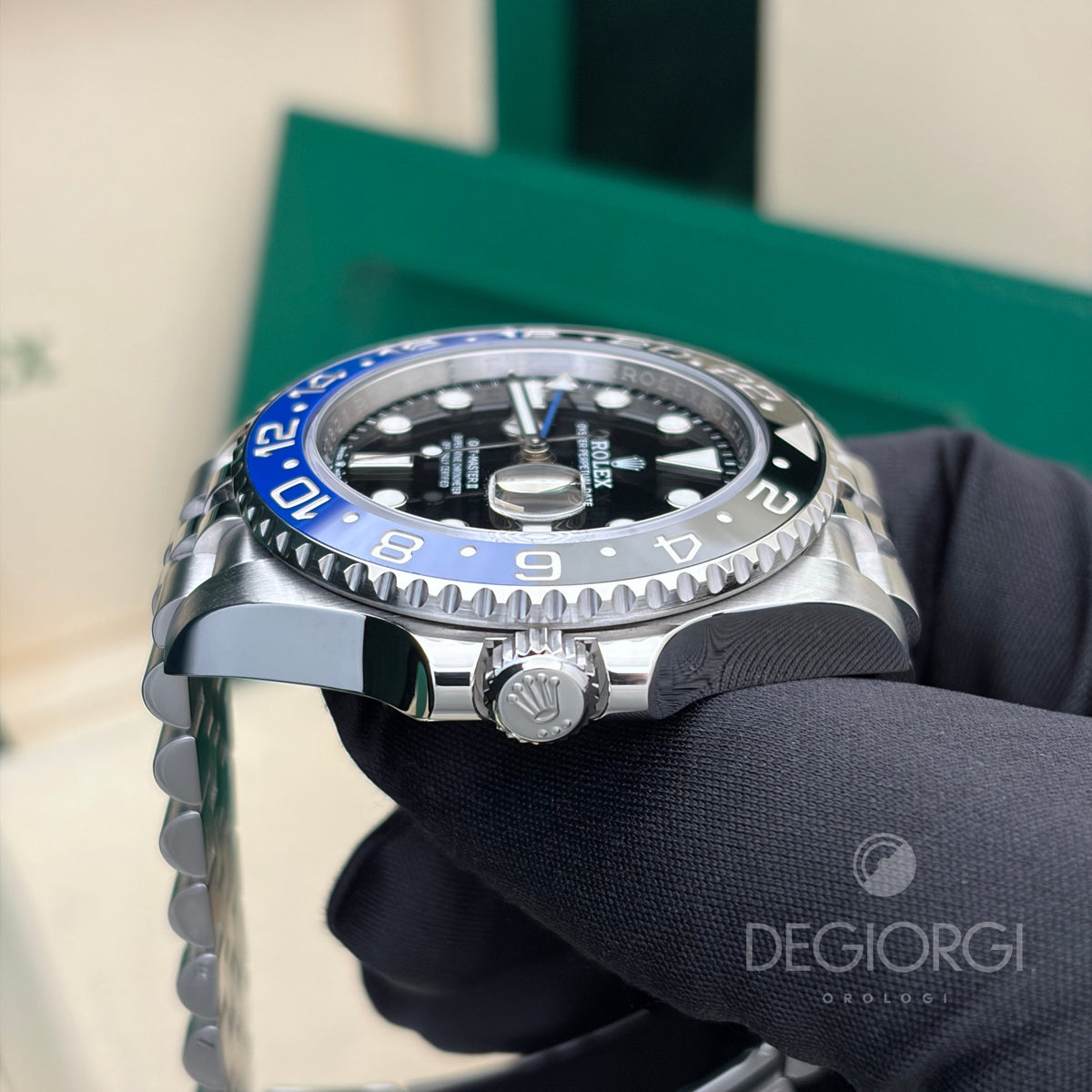 Rolex GMT Master II 126710BLNR 40 mm Acciaio Jubilee Batman Batgirl