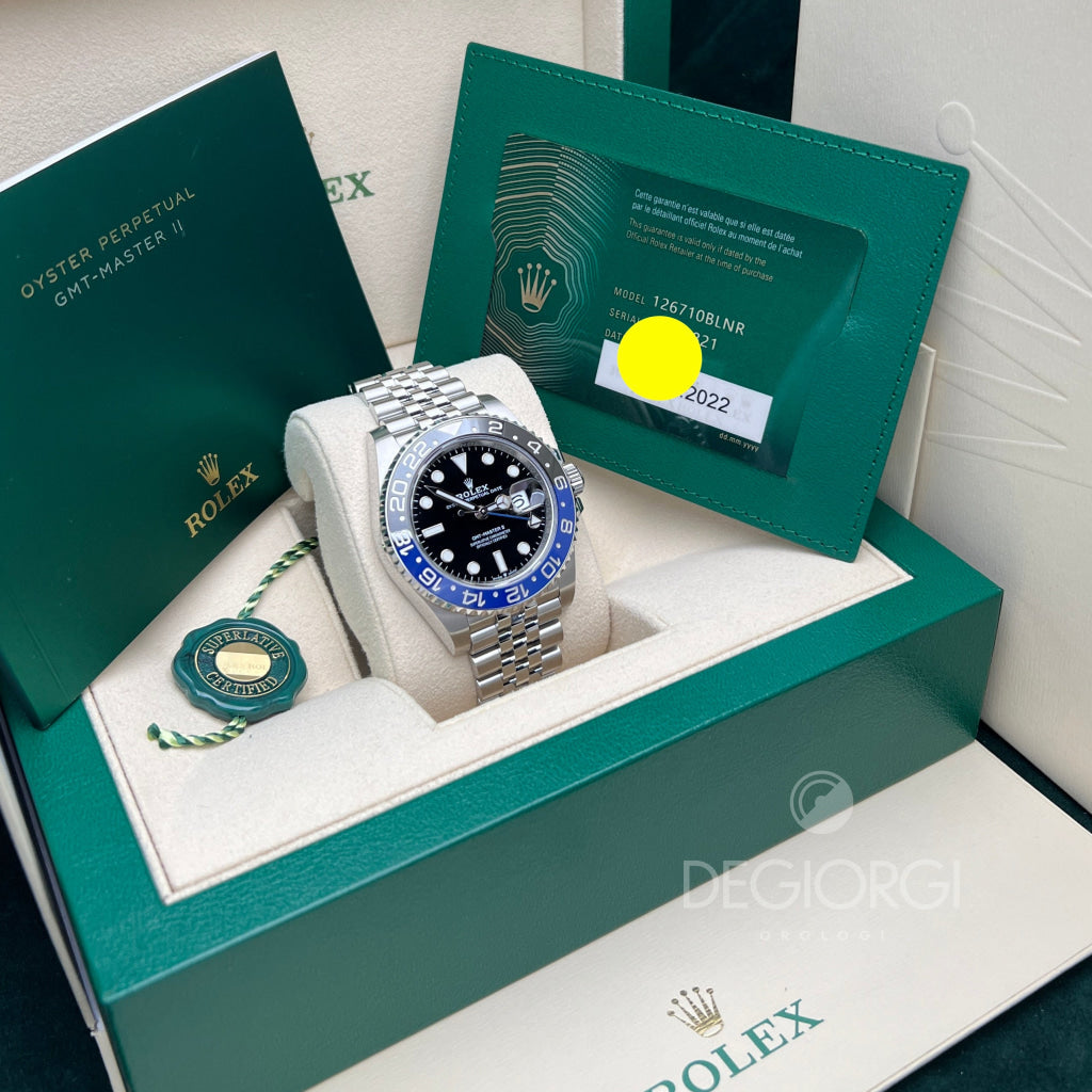 Rolex Gmt Master Ii 126710Blnr Batman Jubilee 2022