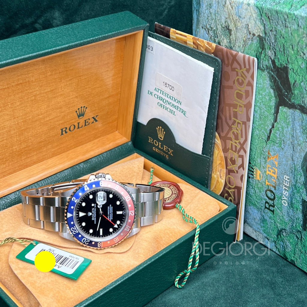 Rolex Gmt Master Ii 16700 Pepsi Swiss Only