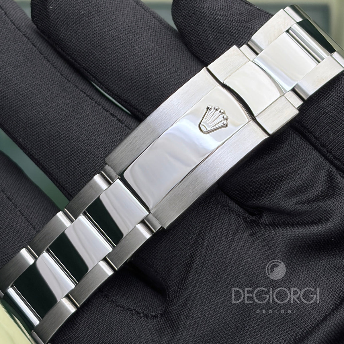Rolex Milgauss 116400GV Vetro Verde 40 mm Acciaio Oyster
