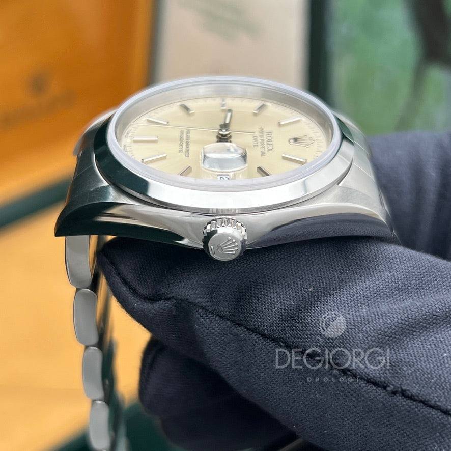 Rolex Oyster Perpetual Date 15200 Argento