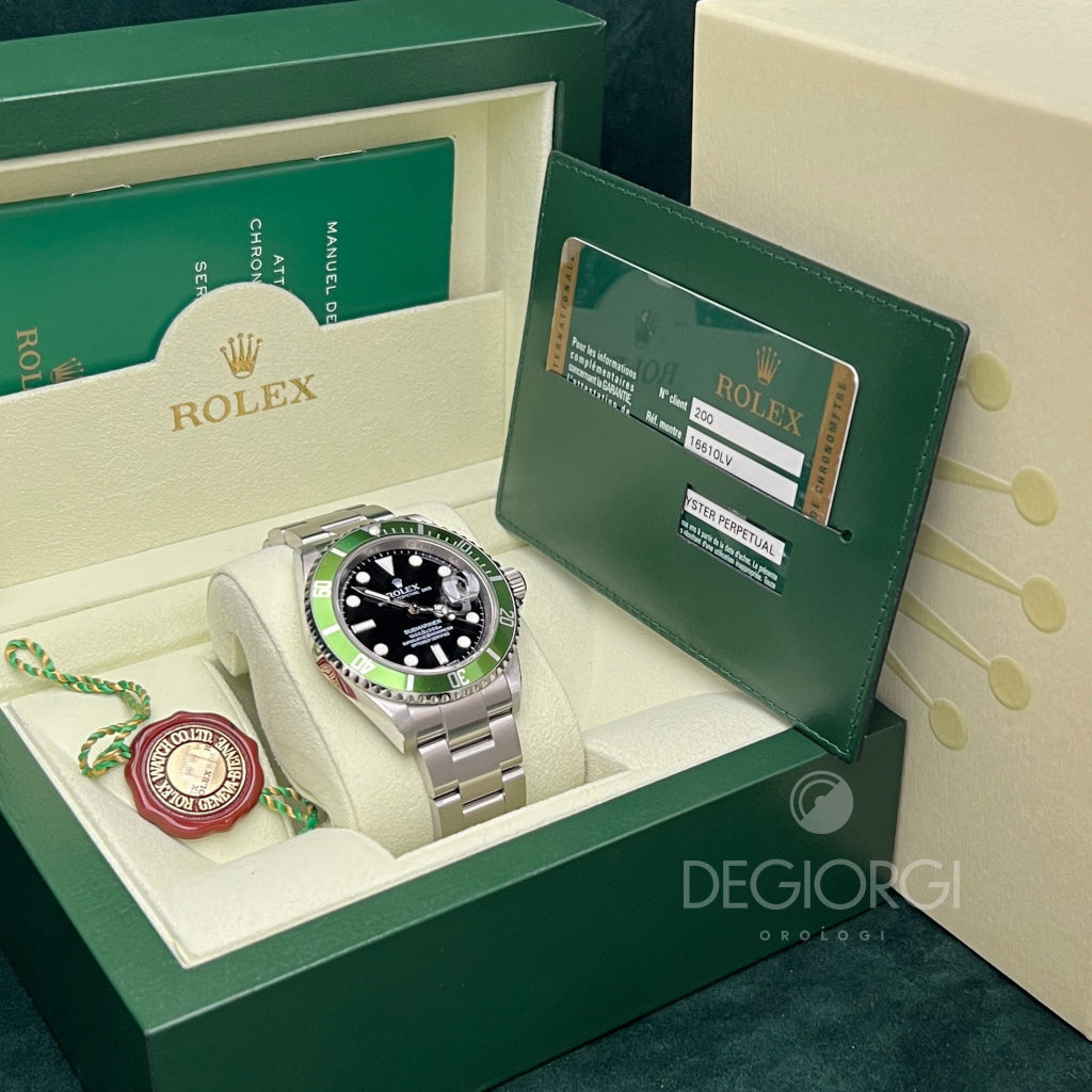 Rolex Submariner Date 16610Lv Kermit Rrr 2008