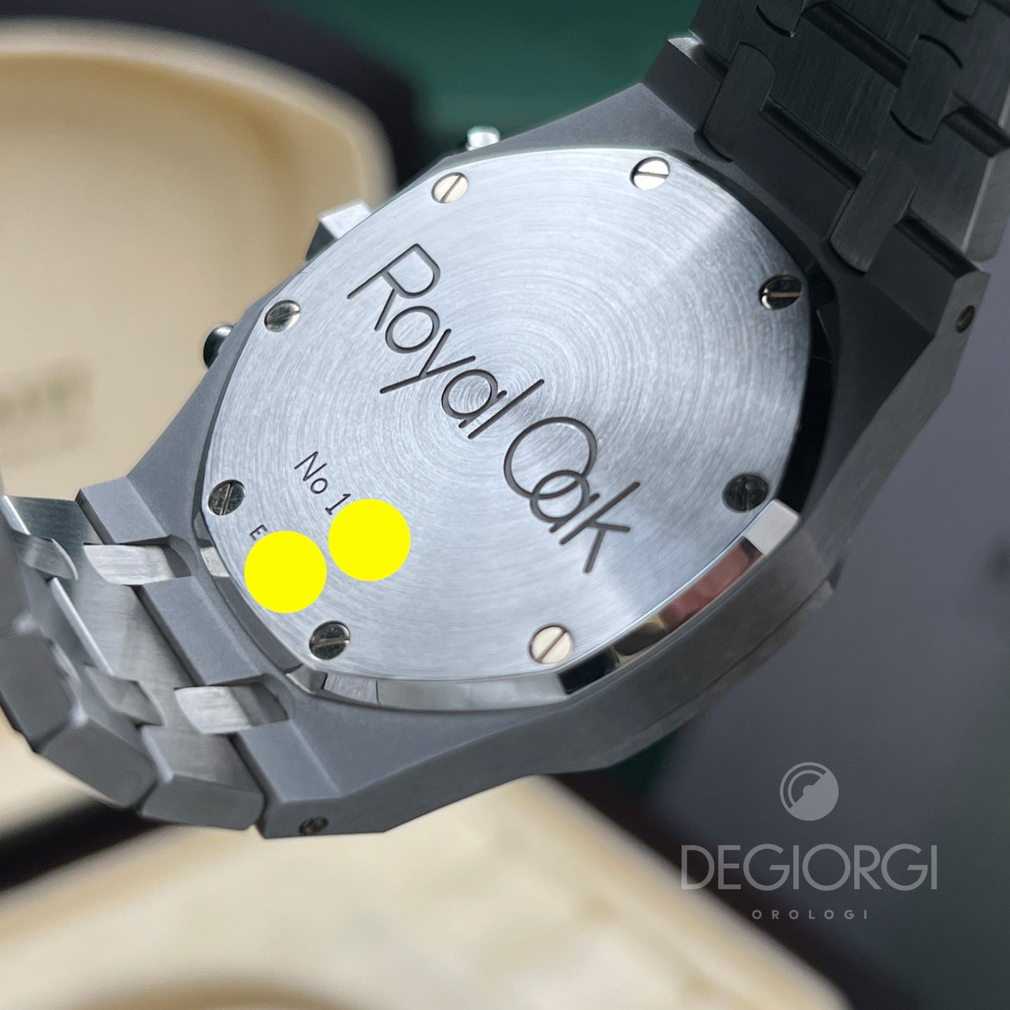 Audemars Piguet Royal Oak Chrono 25860St Microtapisserie Blu Tropical