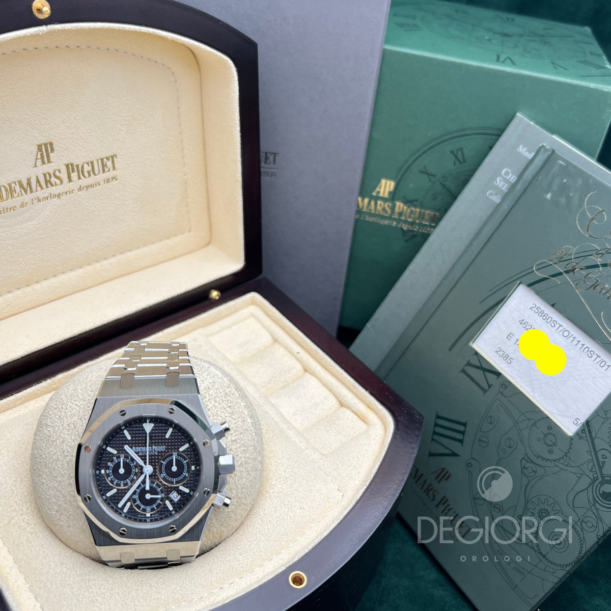 Audemars Piguet Royal Oak Chrono 25860St Microtapisserie Blu Tropical