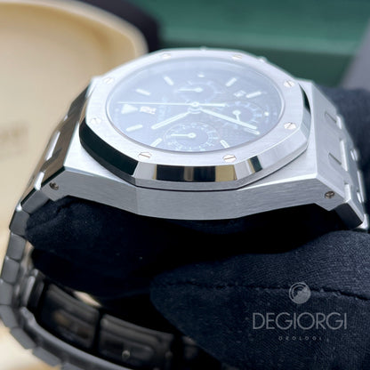 Audemars Piguet Royal Oak Chrono 25860St Microtapisserie Blu Tropical
