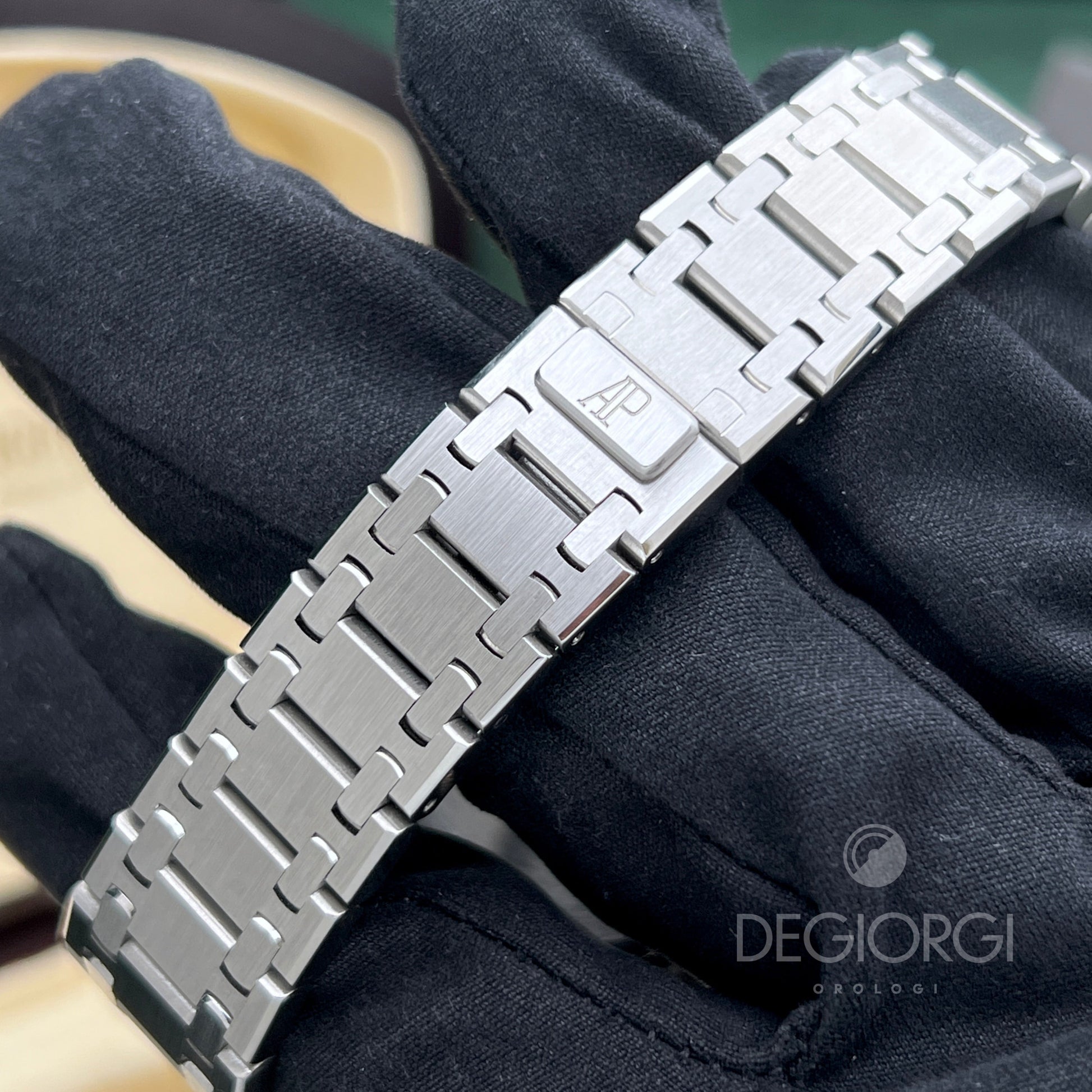 Audemars Piguet Royal Oak Chrono 25860St Microtapisserie Blu Tropical