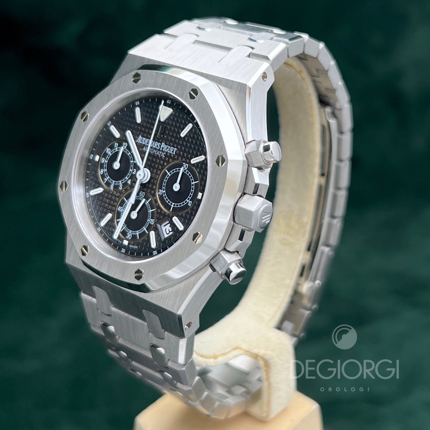 Audemars Piguet Royal Oak Chrono 25860St Microtapisserie Blu Tropical
