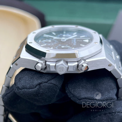 Audemars Piguet Royal Oak Chrono 25860St Microtapisserie Blu Tropical