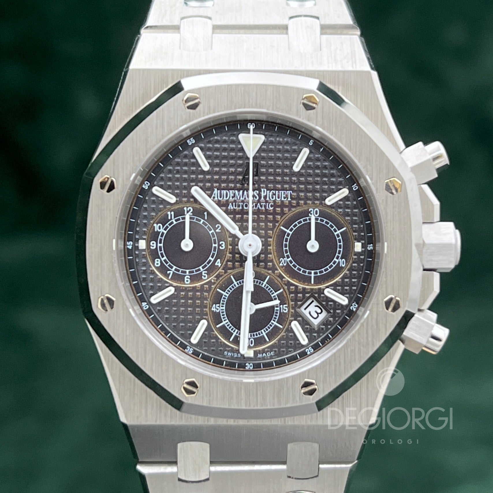 Audemars Piguet Royal Oak Chrono 25860St Microtapisserie Blu Tropical