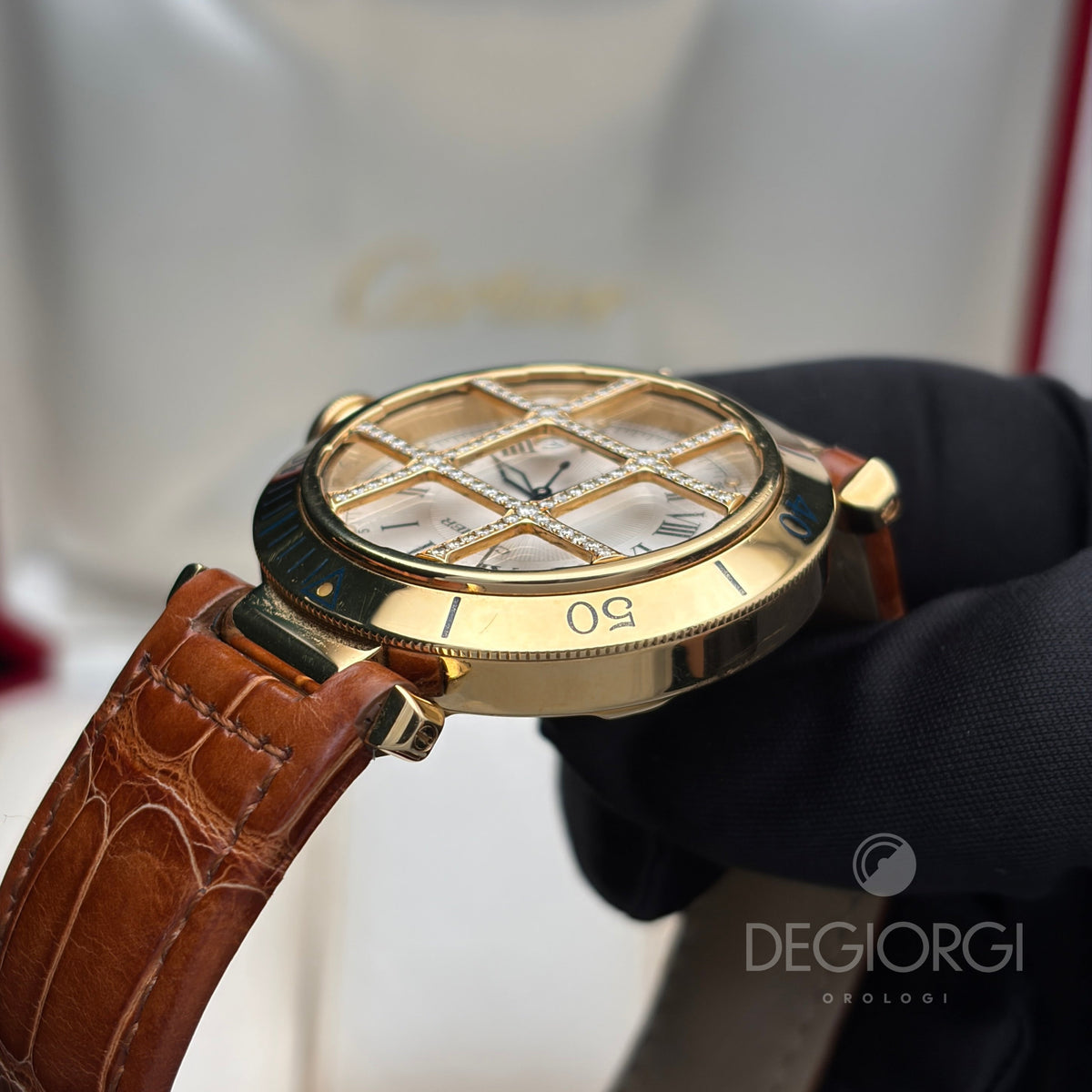 Cartier Pasha 1023 Oro giallo 38 mm