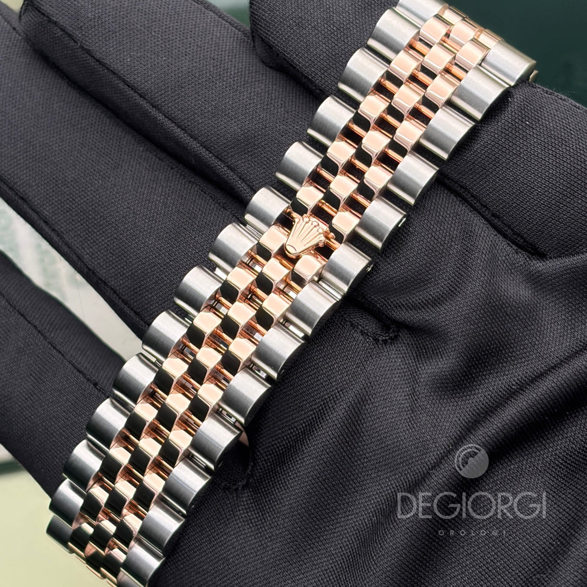 Rolex Datejust 116231 Jubilee 36 mm Blu Acciaio e Oro rosa