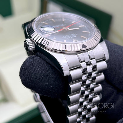 Rolex Datejust 116264 Turn O Graph Blu Super Jubilee