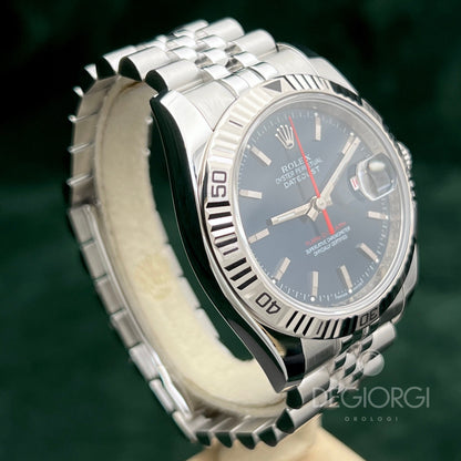 Rolex Datejust 116264 Turn O Graph Blu Super Jubilee