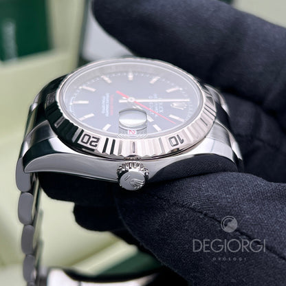 Rolex Datejust 116264 Turn O Graph Nero Oyster