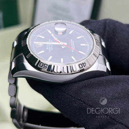 Rolex Datejust 116264 Turn O Graph Nero Oyster