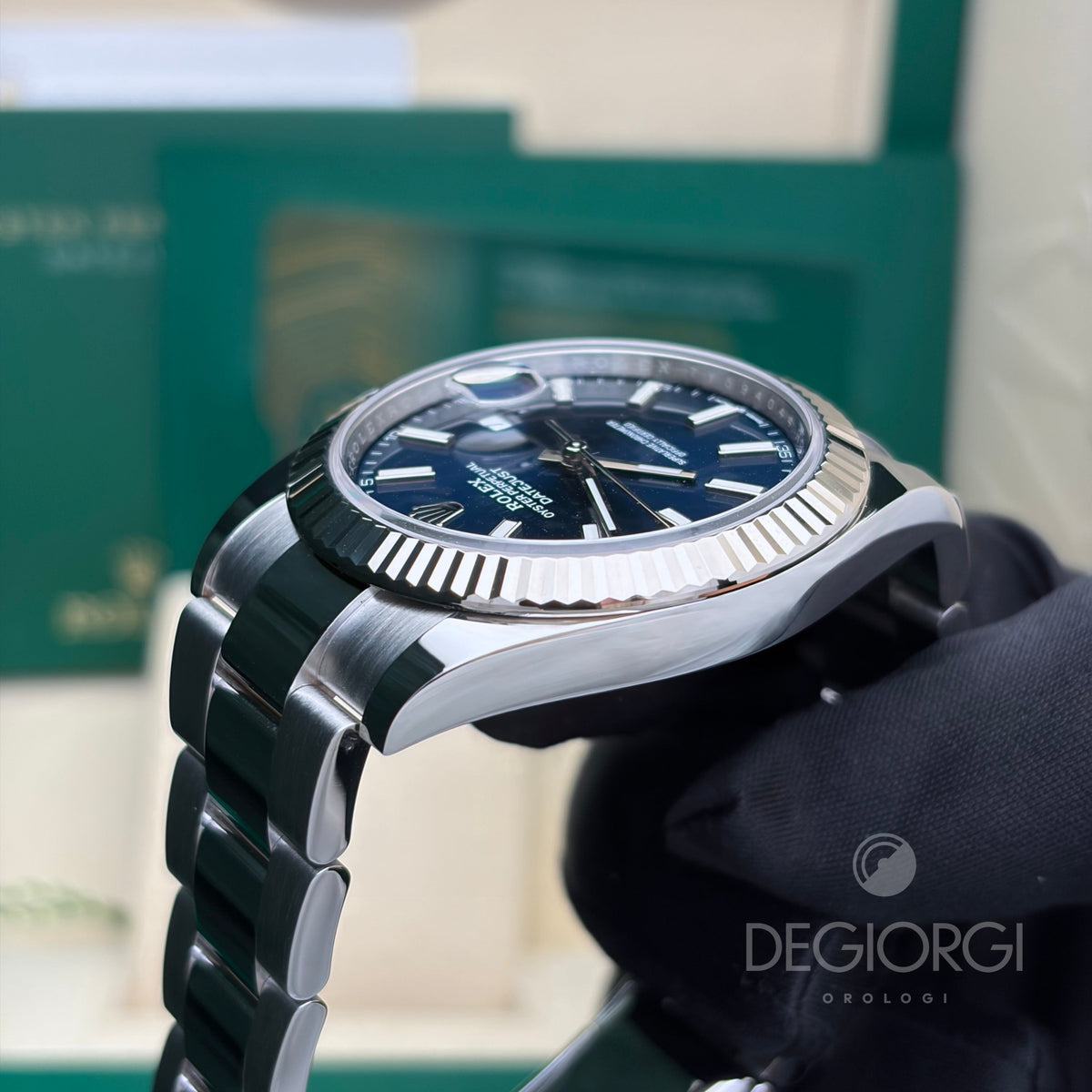 Rolex Datejust 126334 Blu 41 mm Acciaio Oyster