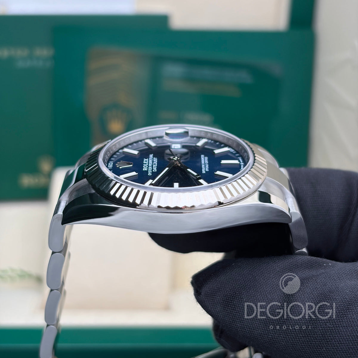 Rolex Datejust 126334 Blu 41 mm Acciaio Oyster