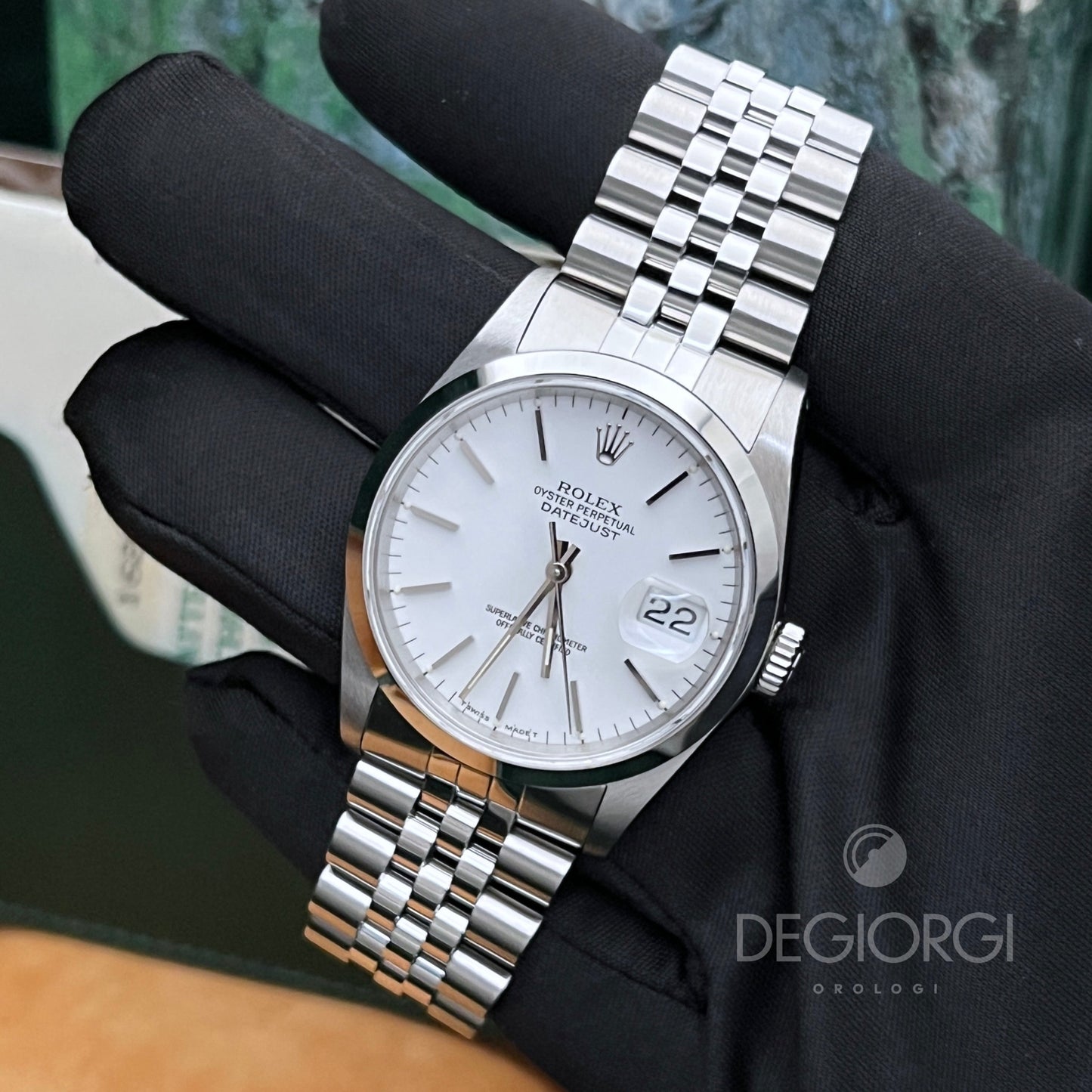Rolex Datejust 16200 Jubilee Bianco