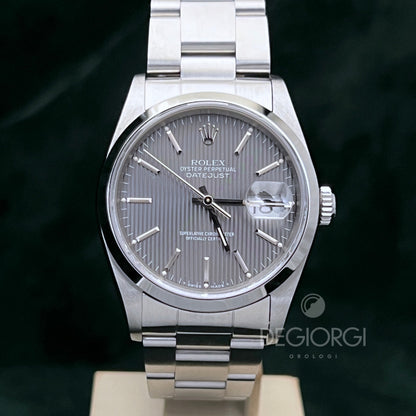 Rolex Datejust 16200 Oyster Millerighe Tapestry