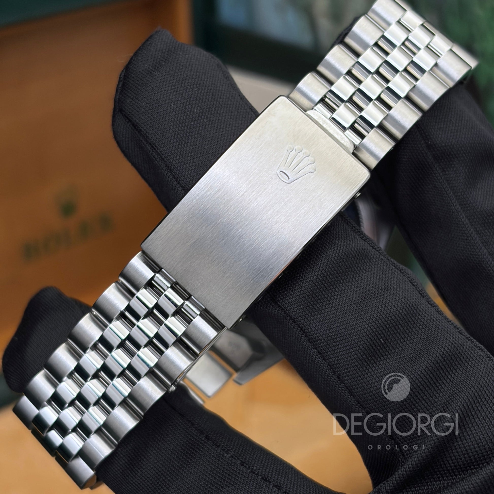 Rolex Datejust 16220 36 mm Acciaio Jubilee Argentè Crema