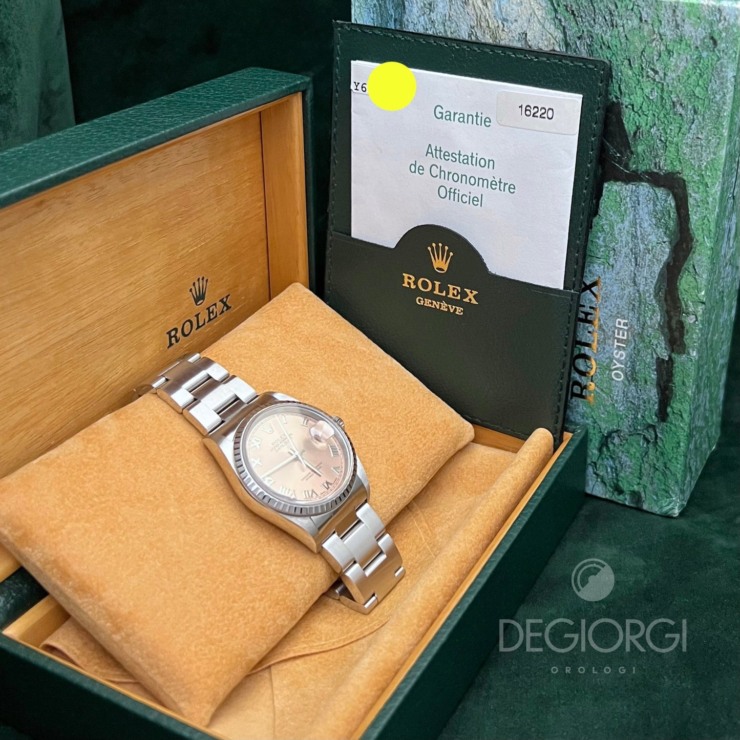 Rolex Datejust 16220 Oyster Rosa Romani