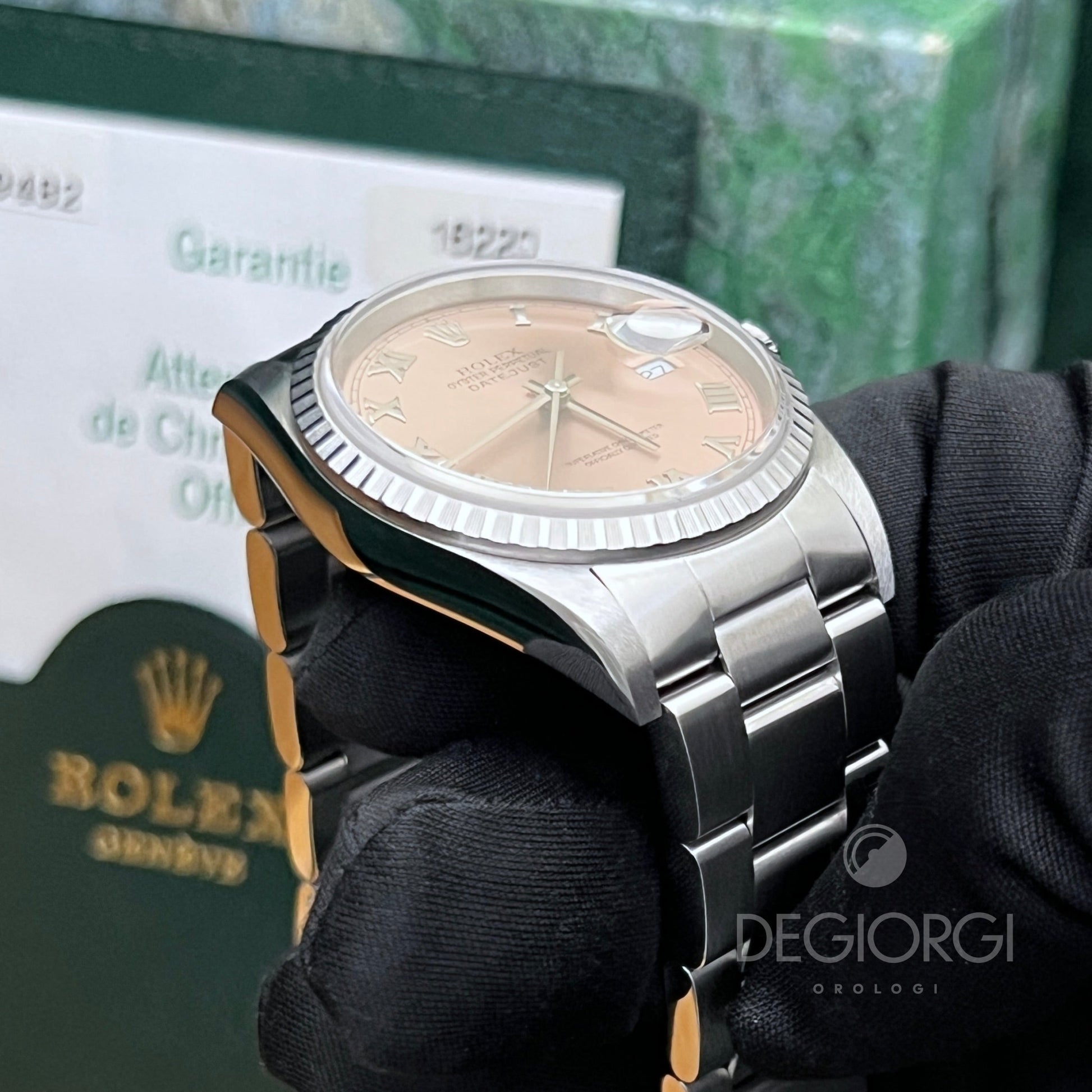 Rolex Datejust 16220 Oyster Rosa Romani