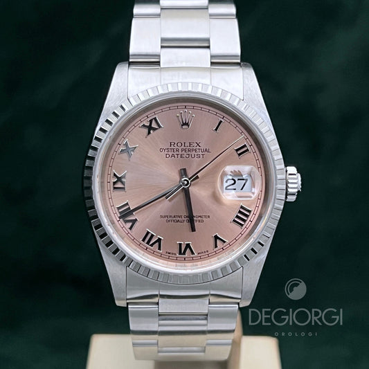 Rolex Datejust 16220 Oyster Rosa Romani