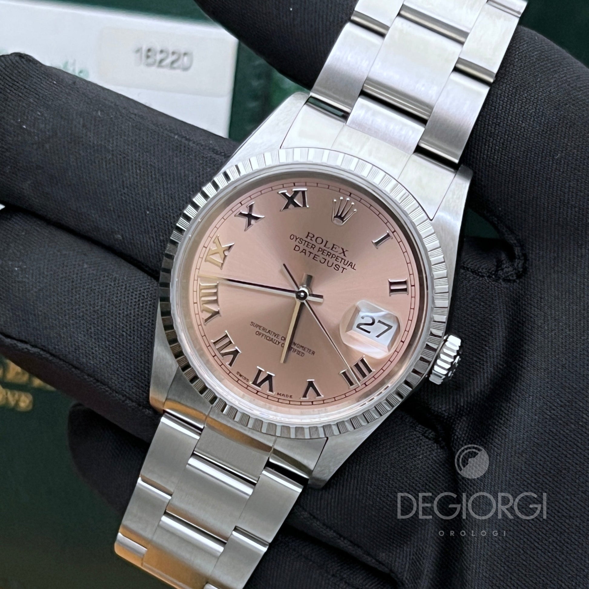 Rolex Datejust 16220 Oyster Rosa Romani