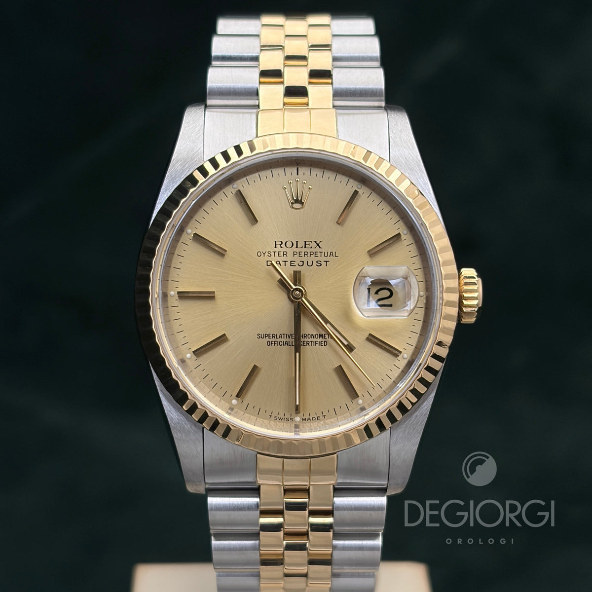 Rolex Datejust 16233 Jubilee Champagne