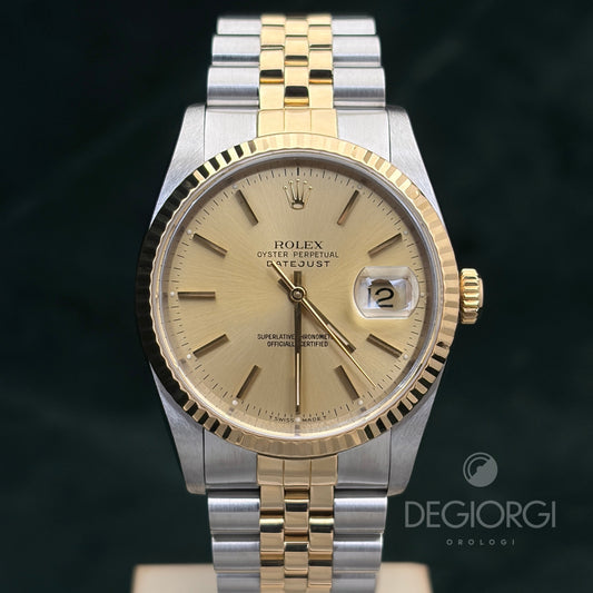 Rolex Datejust 16233 Jubilee Champagne