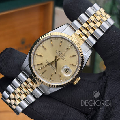 Rolex Datejust 16233 Jubilee Champagne