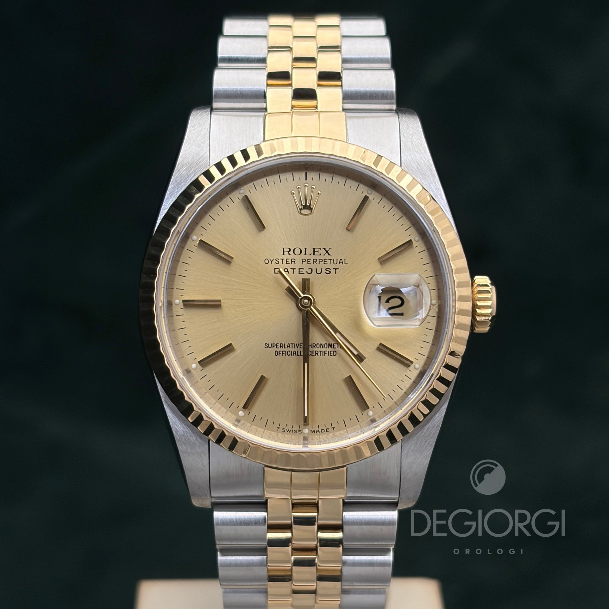Rolex Datejust 16233 Jubilee Champagne