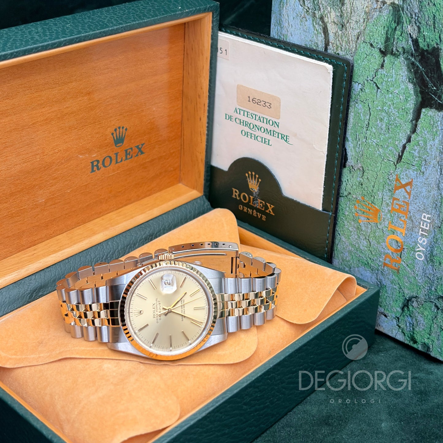 Rolex Datejust 16233 Jubilee Champagne