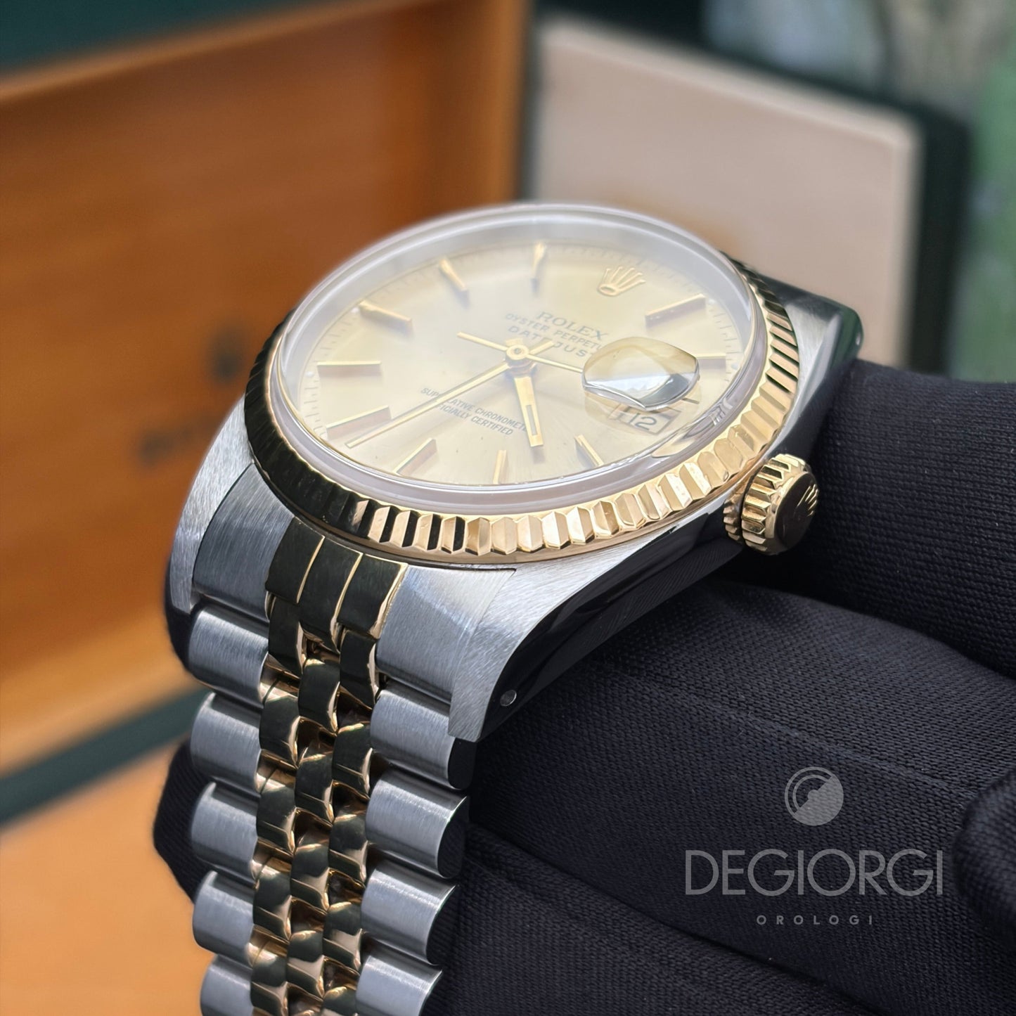 Rolex Datejust 16233 Jubilee Champagne